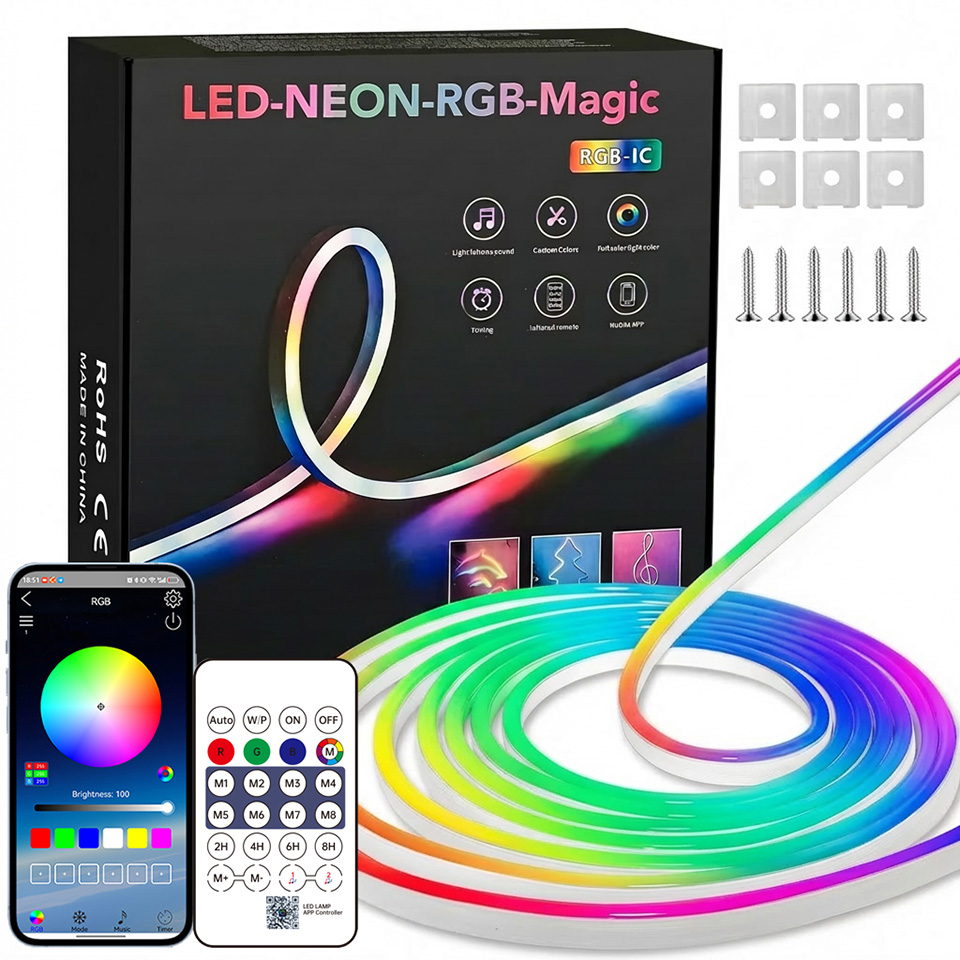 Home Decor Free App - Tira de LED RGB Neon Bluetooth