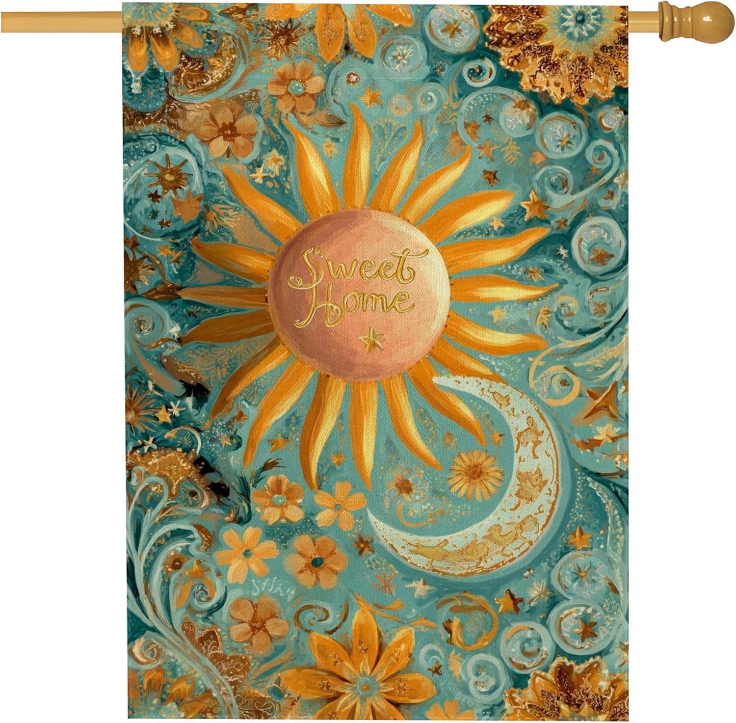 Home Decor Solo - Bandera de jardín Sunshine Home, decoración