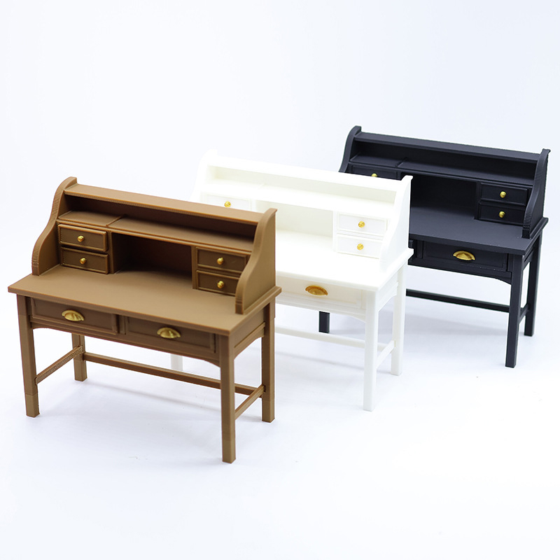 Home Decor Furniture - Escritorio de escritura simulado para casa