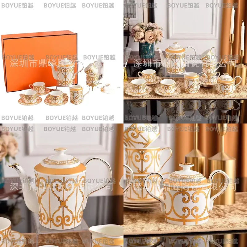 Home Decor Yellow - Juego de Taza y Platillo de
