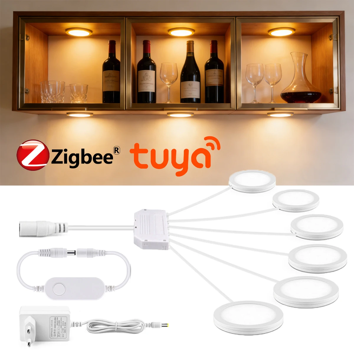 Home Decor Free App - Luz LED inteligente Zigbee Tuya con