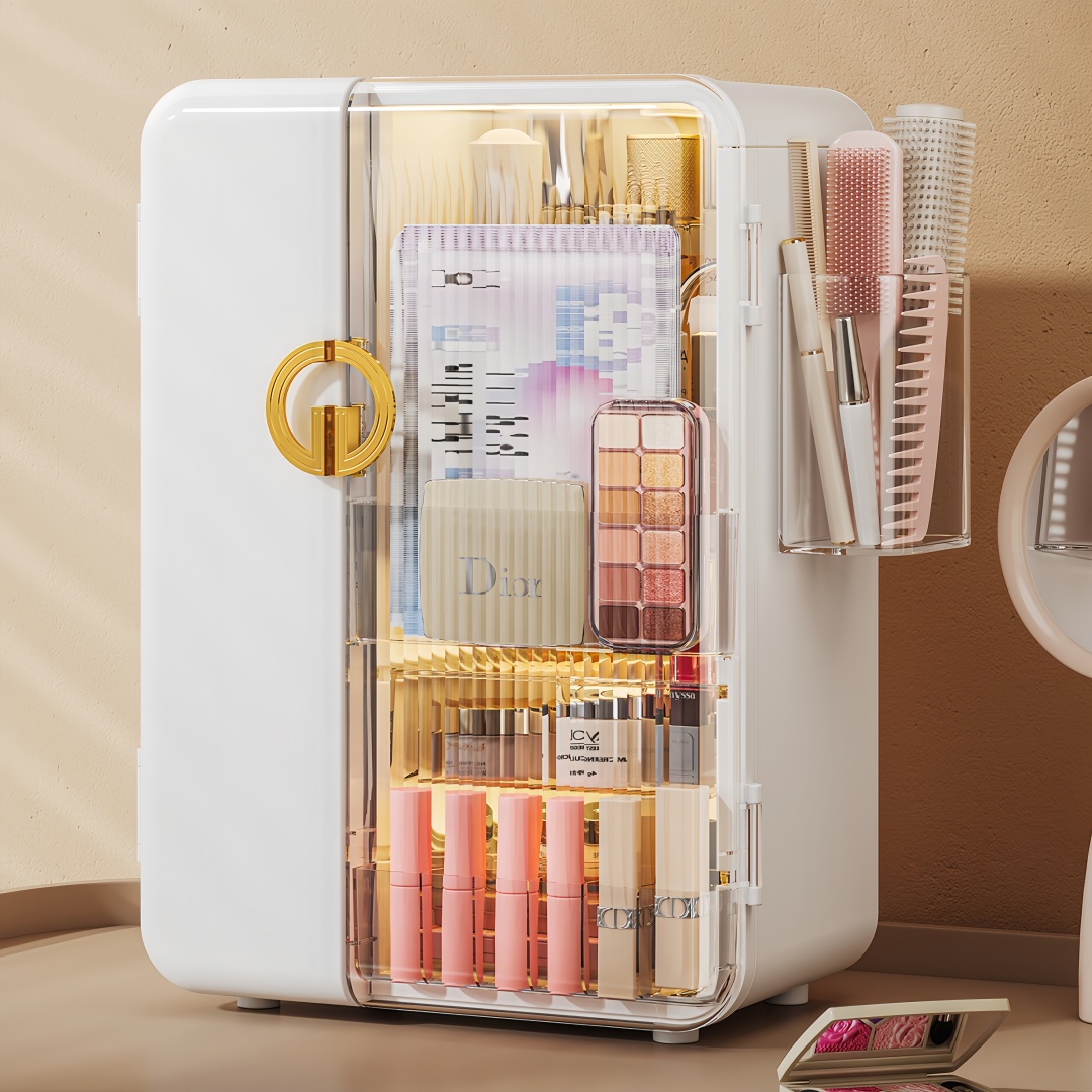 Vanity Home Decor - Caja de Almacenamiento de Maquillaje Acrílica