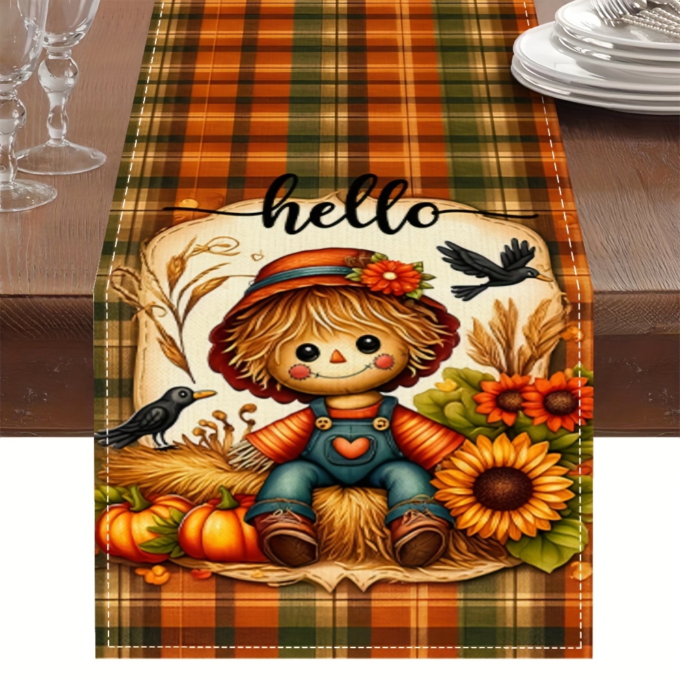 Home Decor Market - Bandera de mesa con tema de