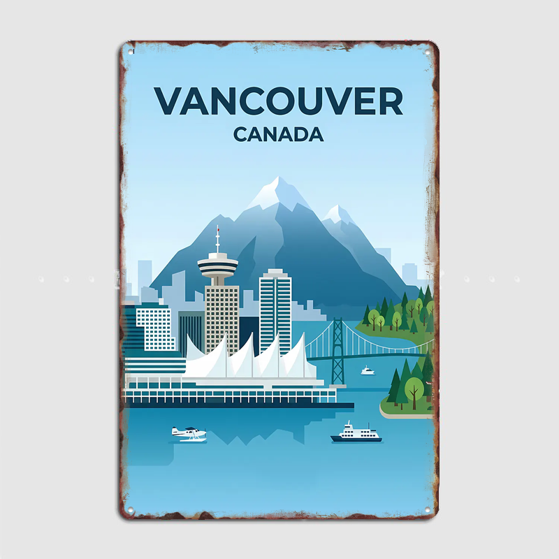 Home Decor Vancouver - Pósteres de paisajes de Vancouver, Canadá,
