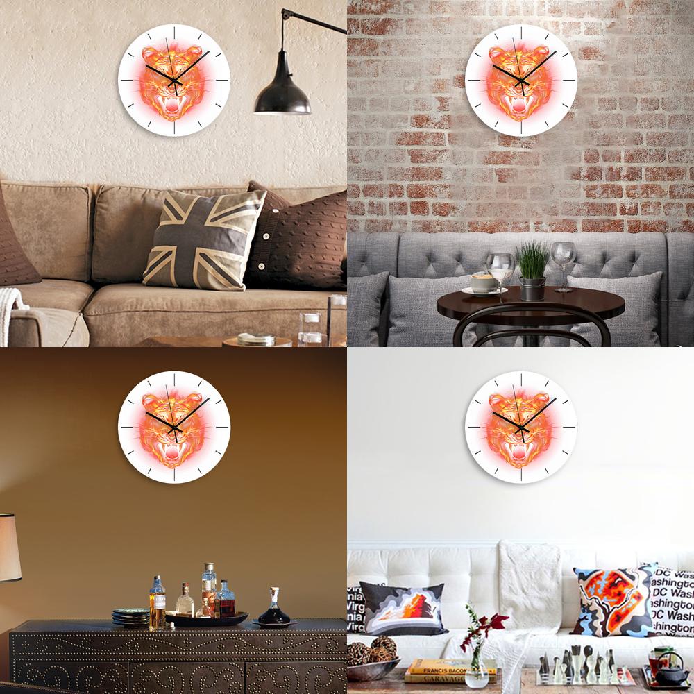 Home Decor On Amazon - Reloj de pared Angry Tiger para