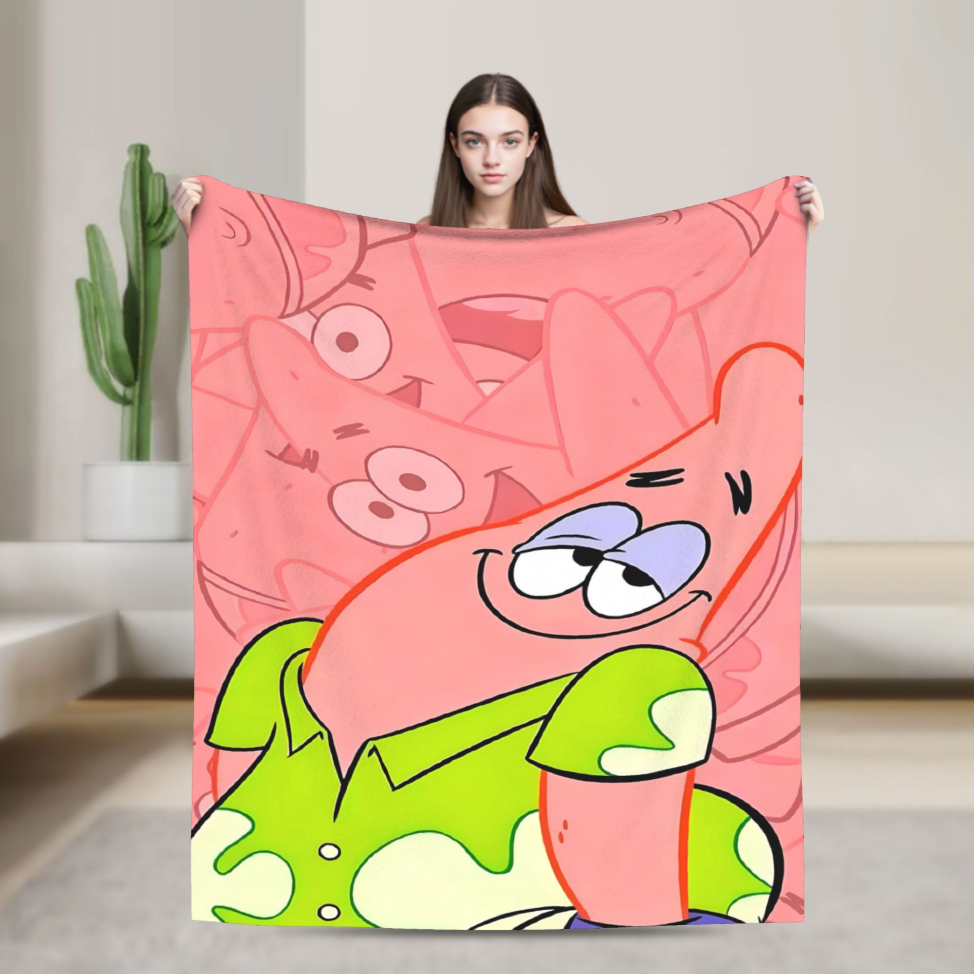 Home Decor Solo - Manta de Arte de Bob Esponja