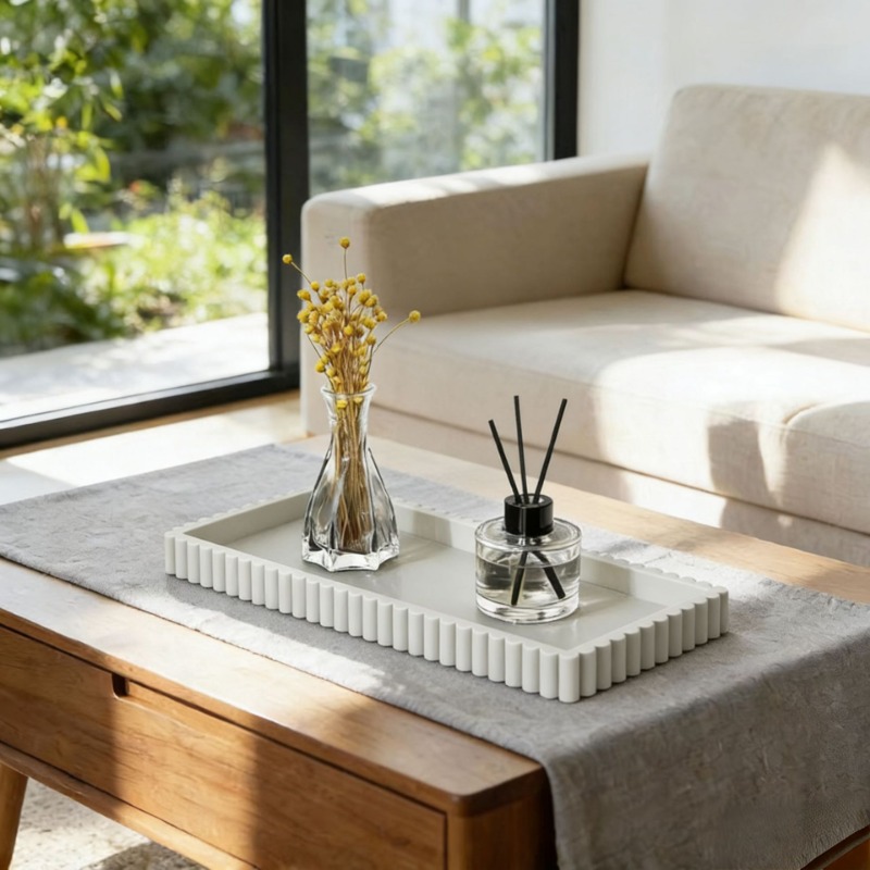 Vanity Home Decor - Bandeja de Almacenamiento de Silicona con