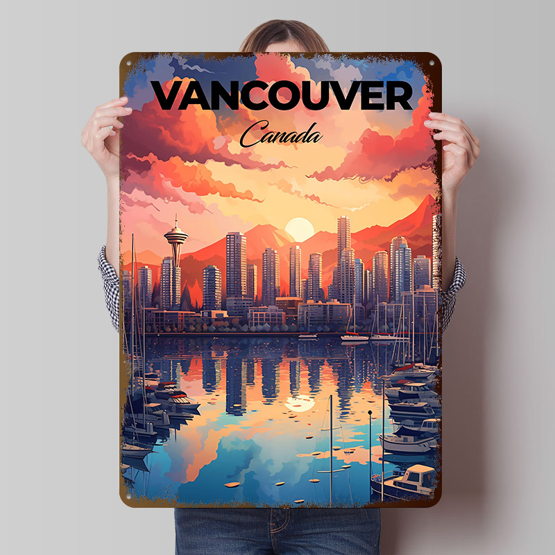 Home Decor Vancouver - Póster de Viaje de Vancouver, Impresión