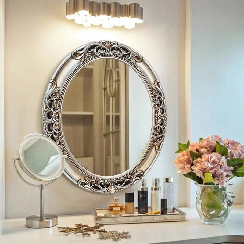 Vanity Home Decor - Espejo de Baño Ovalado Europeo, Espejo