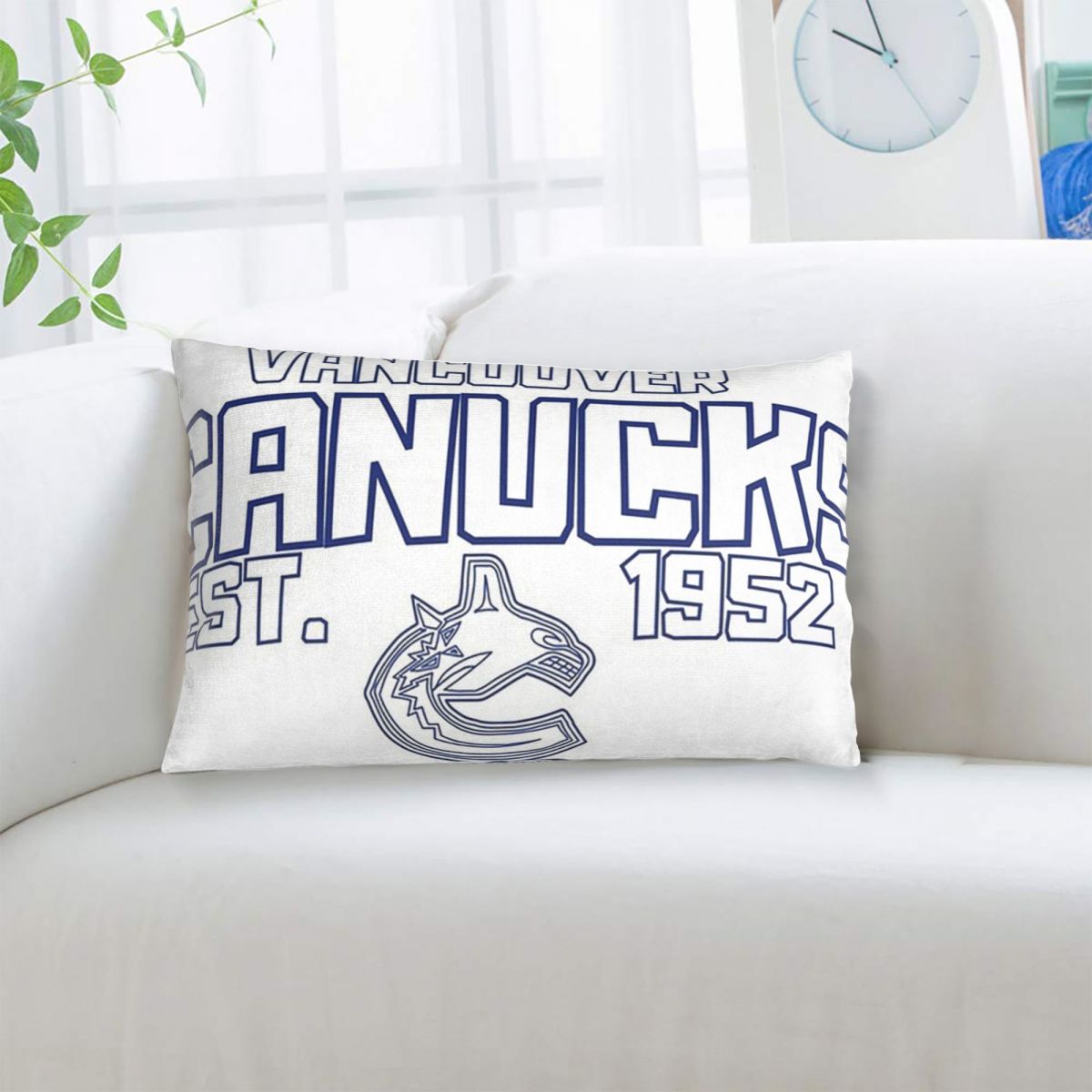 Home Decor Vancouver - Funda de almohada rectangular de Vancouver