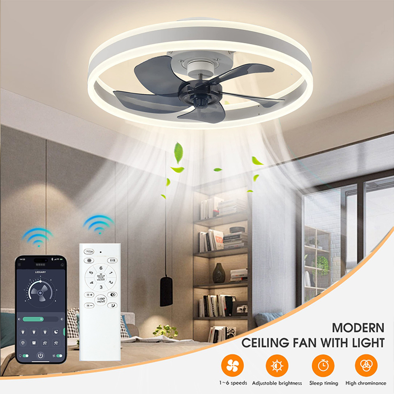 Home Decor Free App - Ventilador de techo LED con control