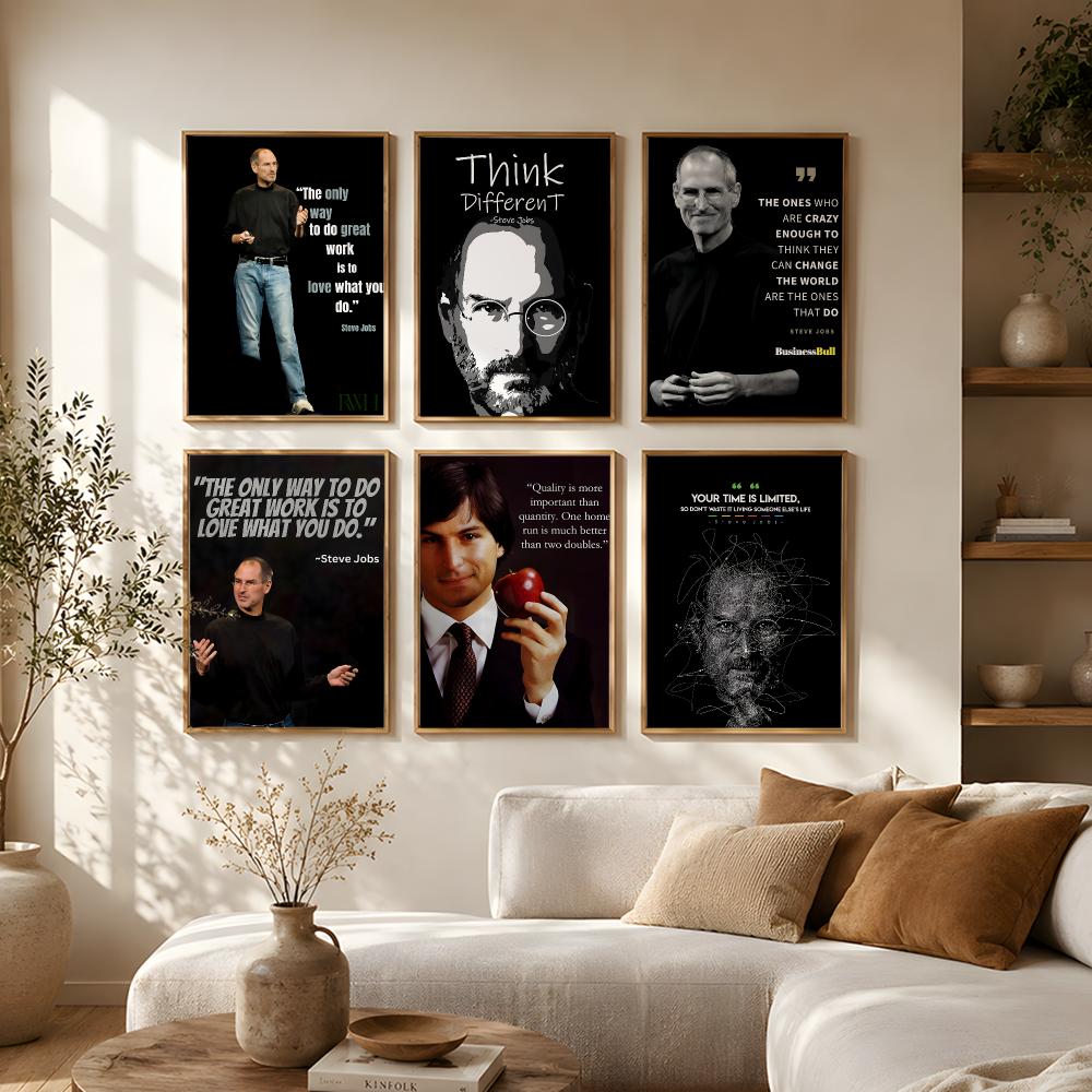Póster con citas de Steve Jobs - Home Decor Jobs reseña y precio