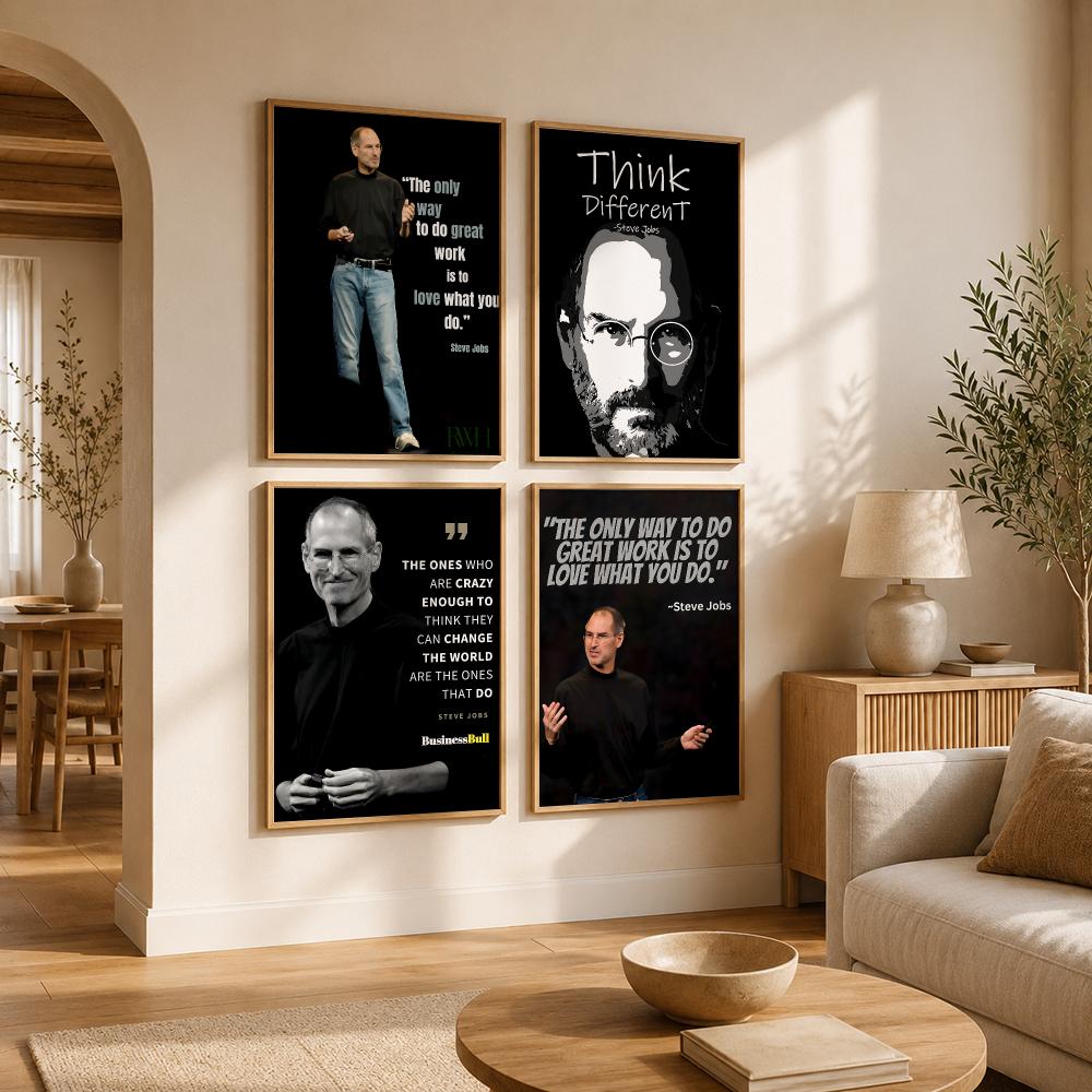 Póster con citas de Steve Jobs - Home Decor Jobs reseña y precio