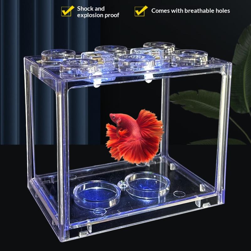 Mini Pecera Apilable de Acríli - Home Decor Habitat reseña y precio