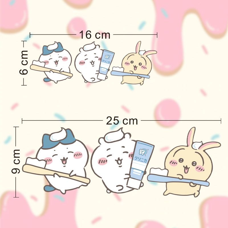 Pegatinas de Espejo Chiikawa,  - Vanity Home Decor reseña y precio