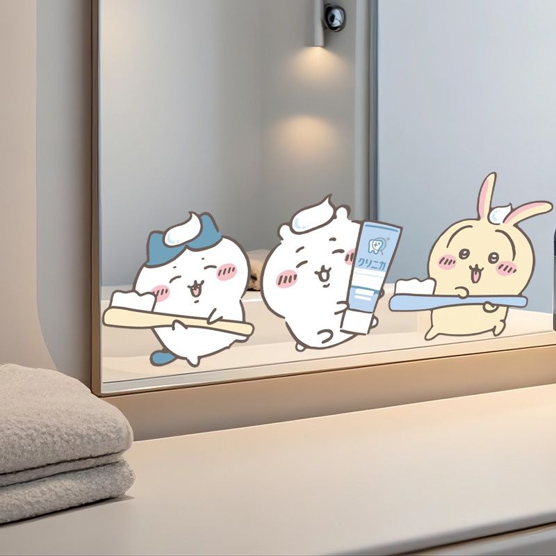 Pegatinas de Espejo Chiikawa,  - Vanity Home Decor reseña y precio