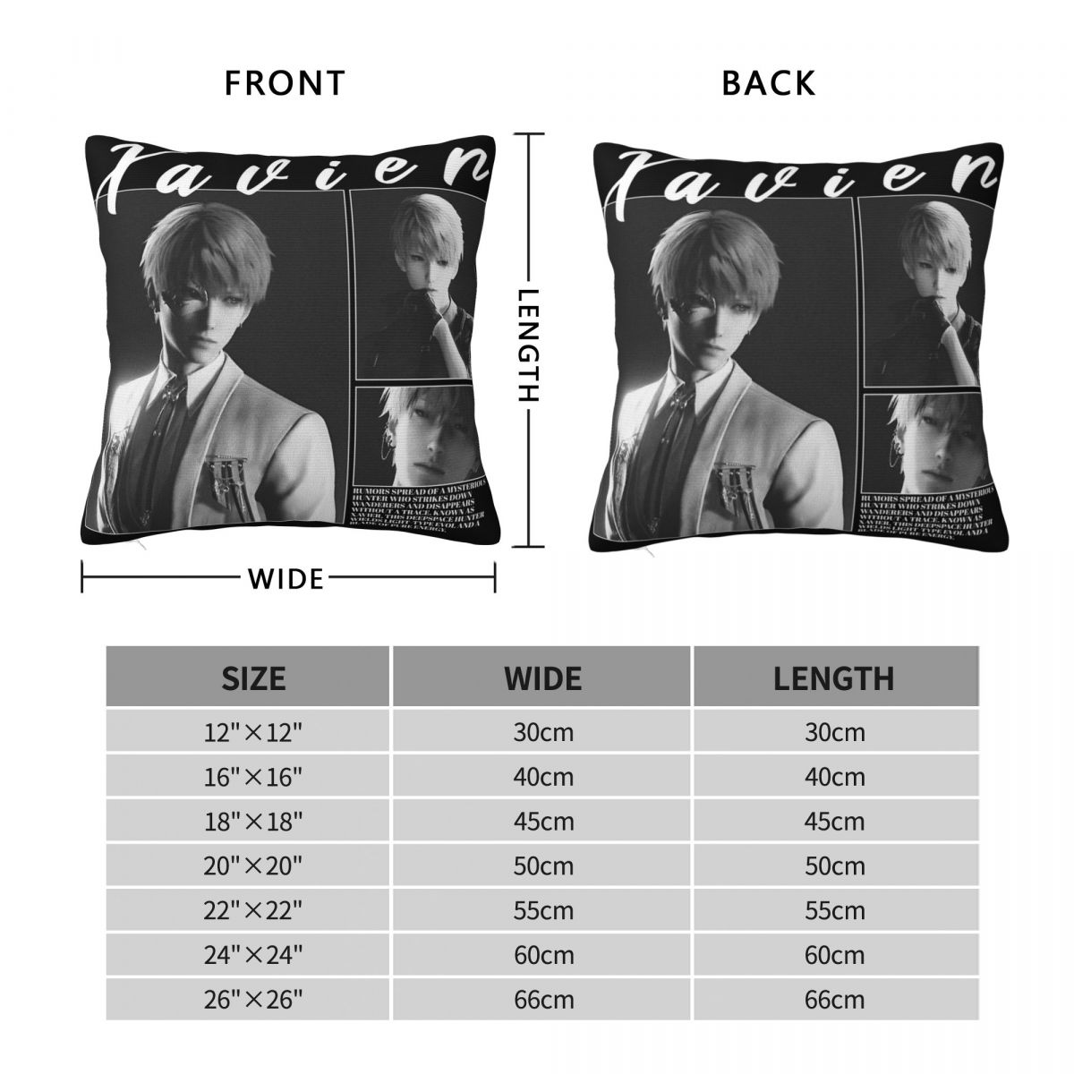Funda de almohada Xavier Love  - Xavier Home Decor reseña y precio