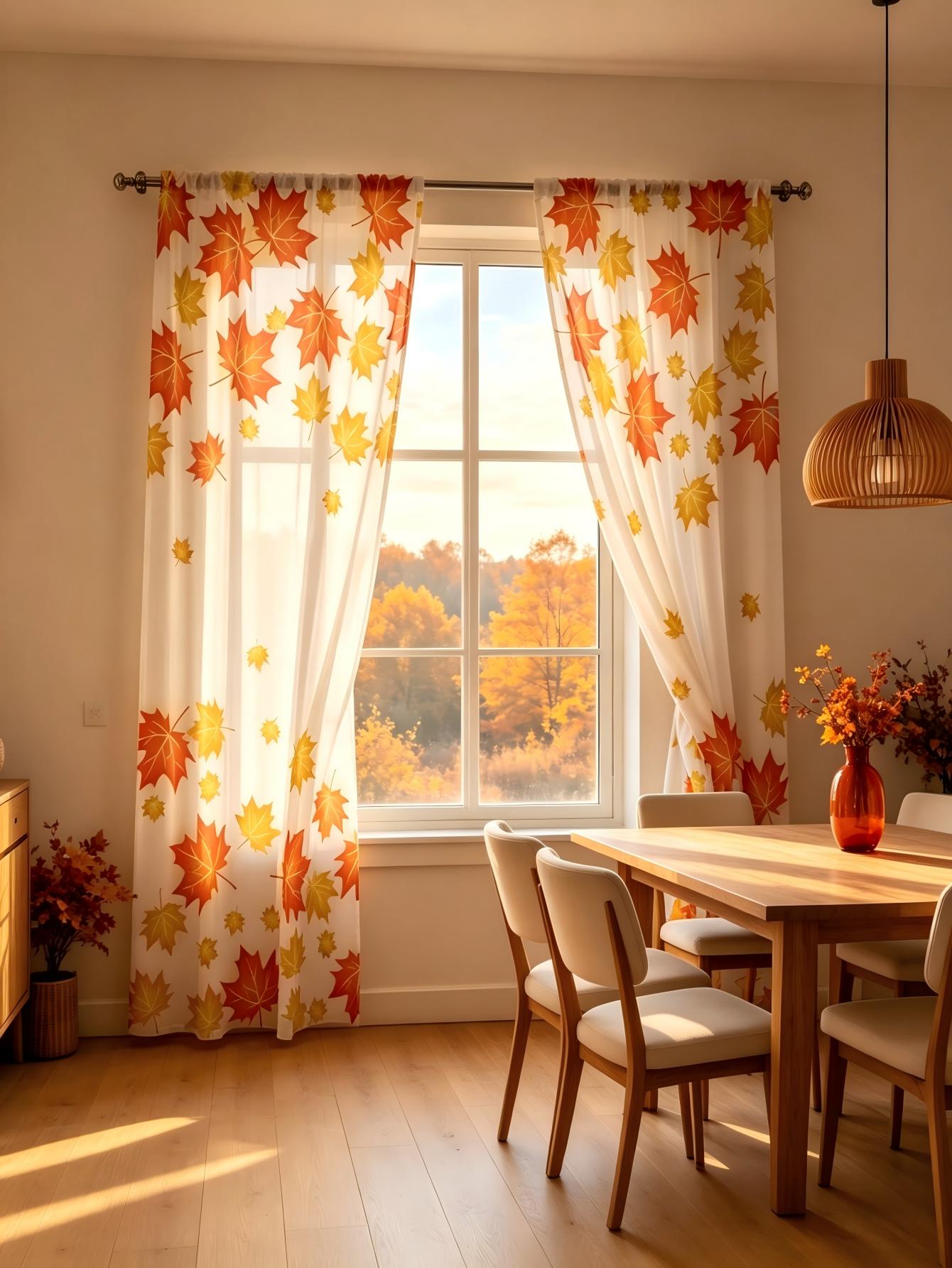 2 Cortinas Transparentes con E - Home Decor Yellow reseña y precio