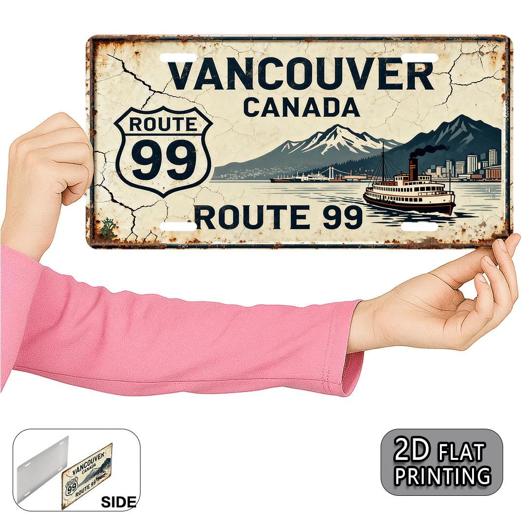 Letrero Metálico Plano 2D Vint - Home Decor Vancouver reseña y precio