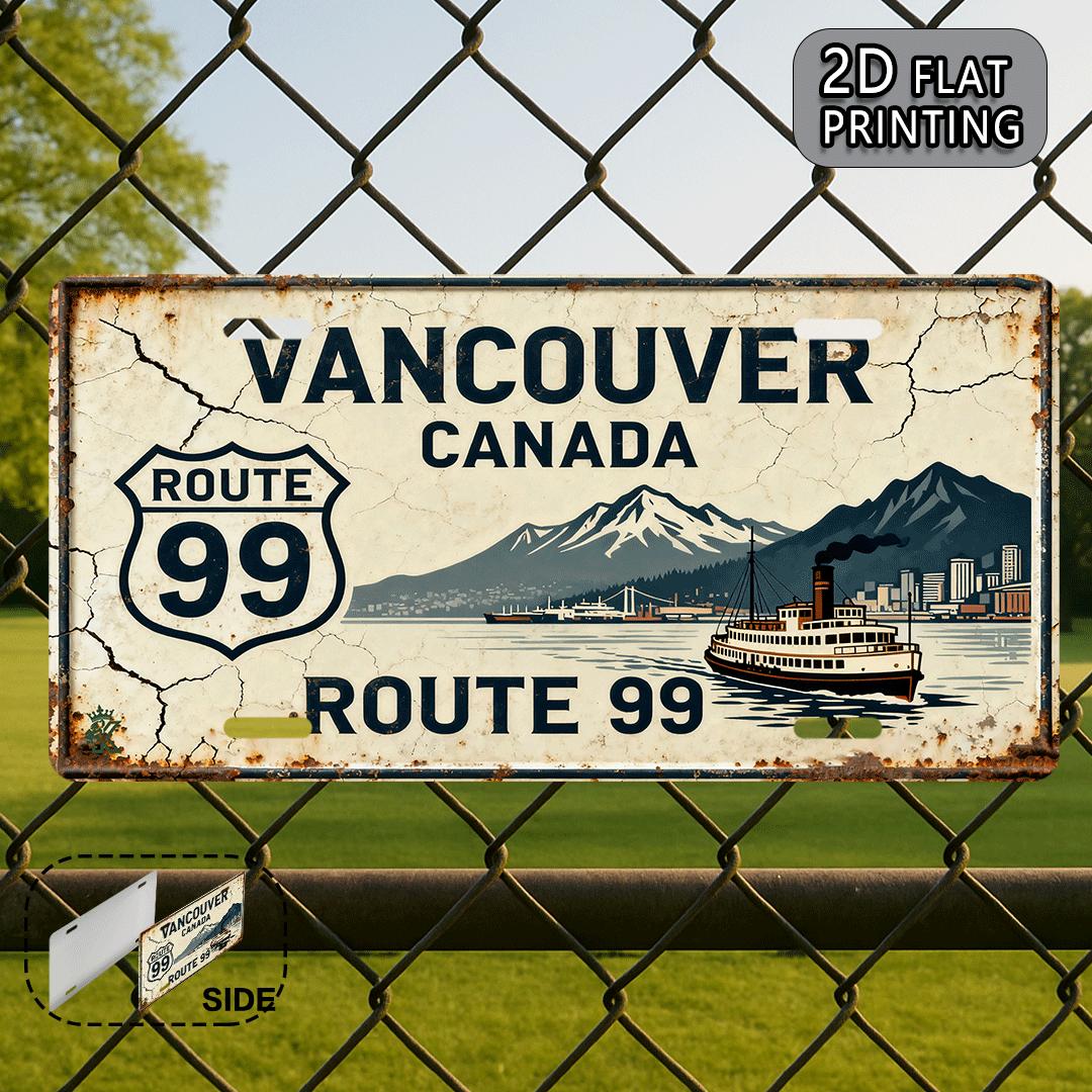 Letrero Metálico Plano 2D Vint - Home Decor Vancouver reseña y precio