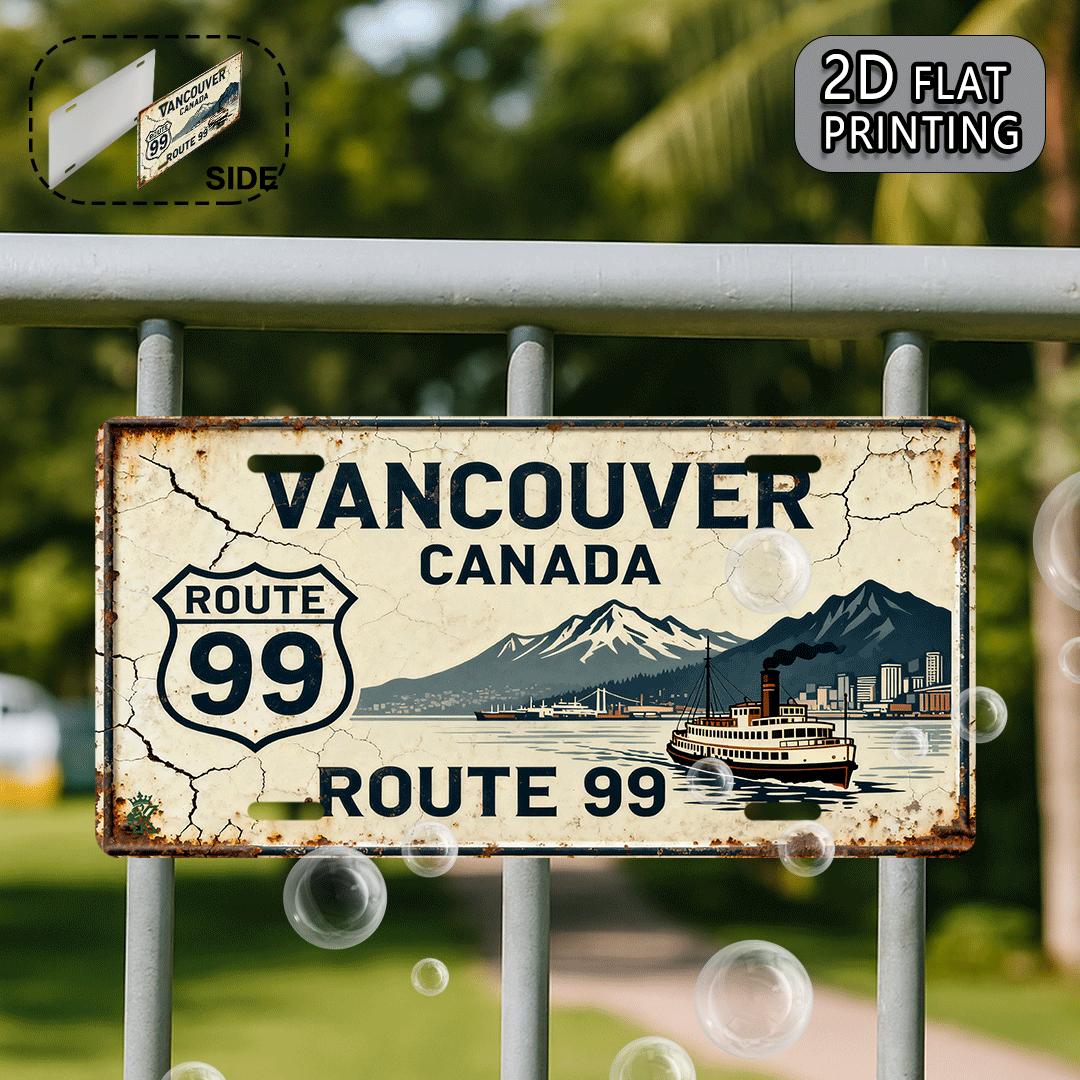 Letrero Metálico Plano 2D Vint - Home Decor Vancouver reseña y precio