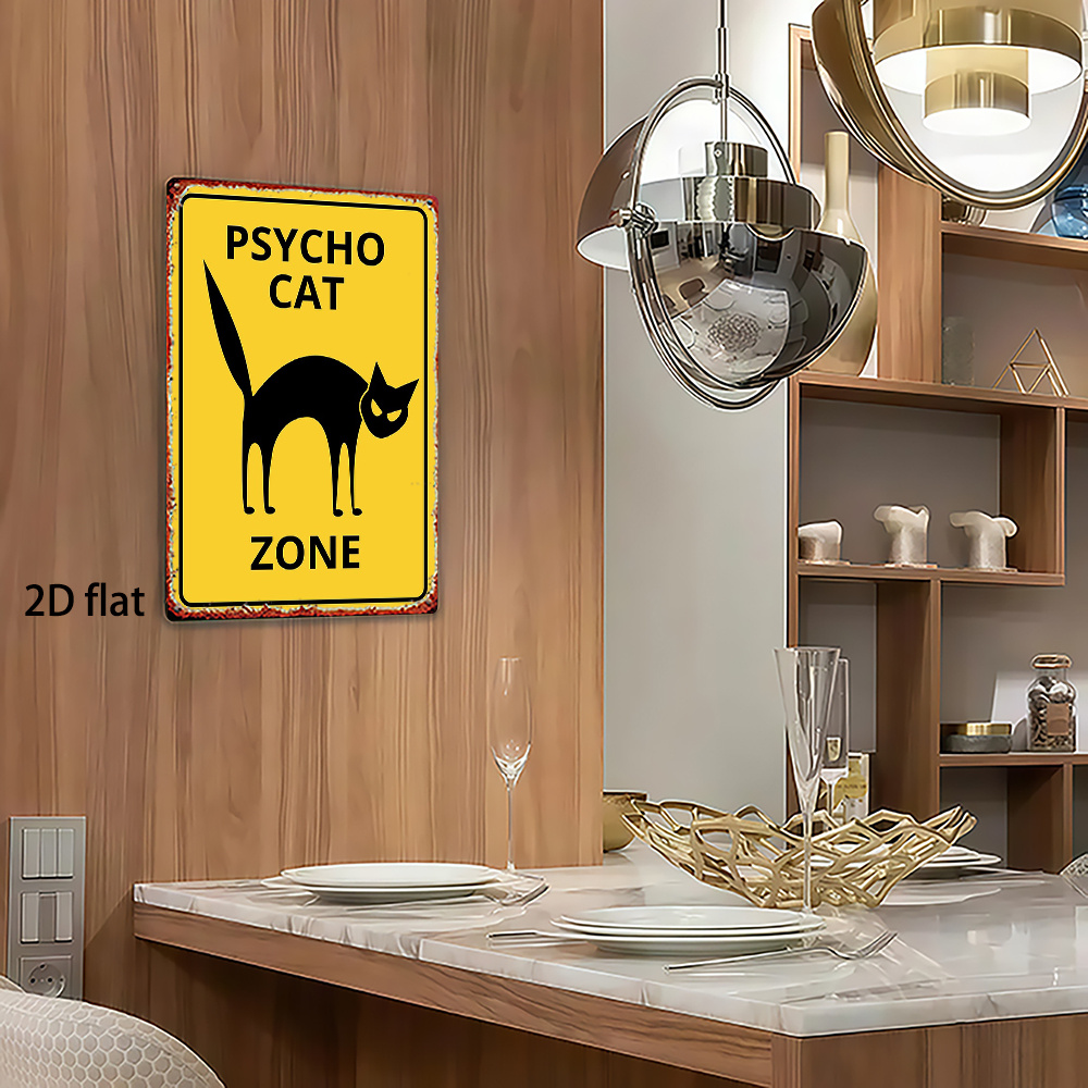 Letrero de advertencia vintage - Home Decor Yellow reseña y precio
