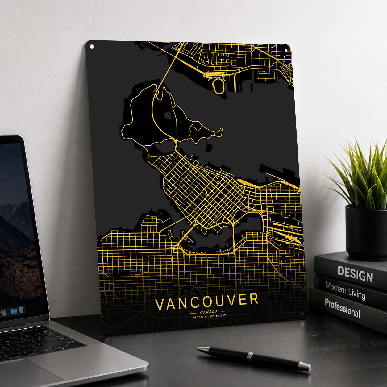 Mapa de la ciudad de Vancouver - Home Decor Vancouver reseña y precio