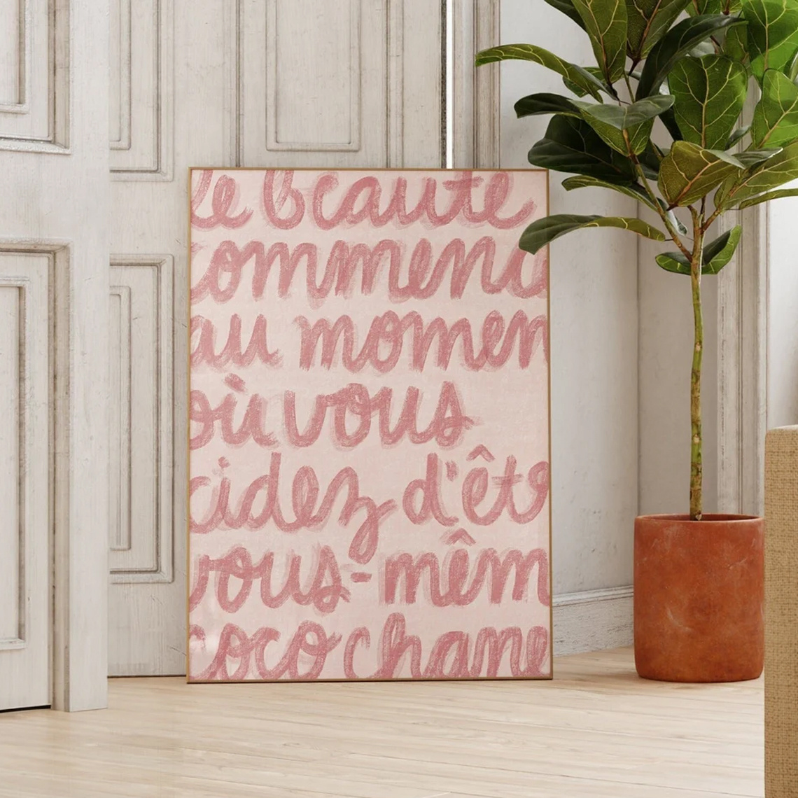 Póster con impresión de texto  - Home Decor Aesthetic Pinterest reseña y precio