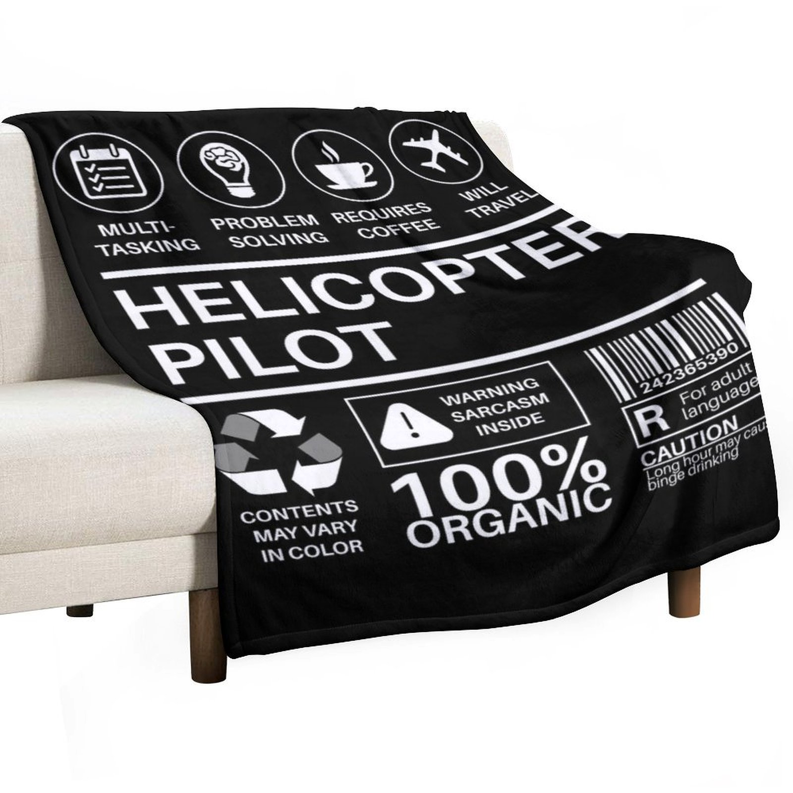 Manta decorativa con diseño de - Home Decor Jobs reseña y precio