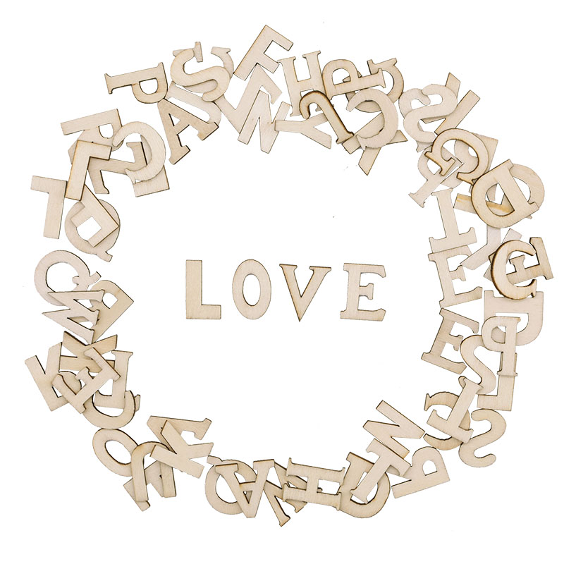Letras del alfabeto de madera  - Wooden Letter Sign reseña y precio