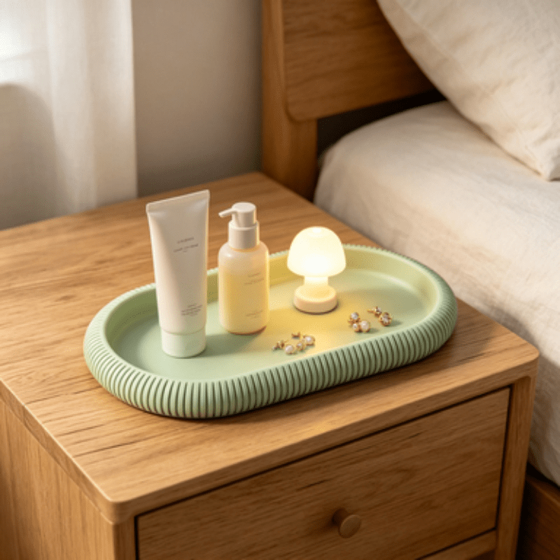 Bandeja de Almacenamiento Oval - Vanity Home Decor reseña y precio