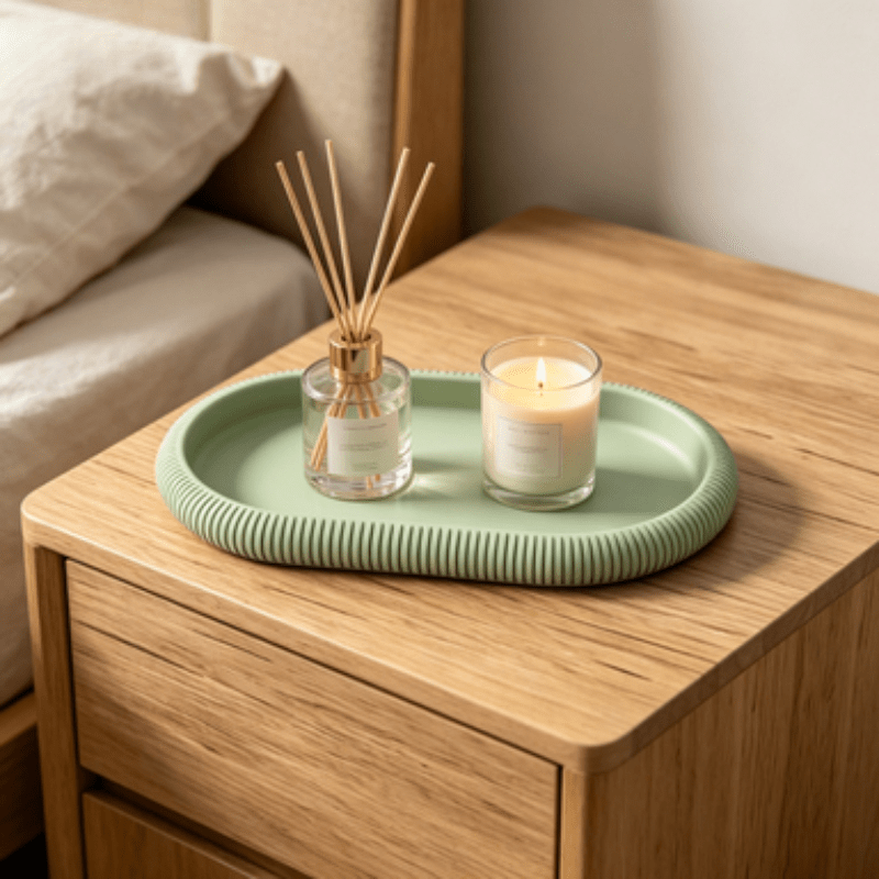 Bandeja de Almacenamiento Oval - Vanity Home Decor reseña y precio