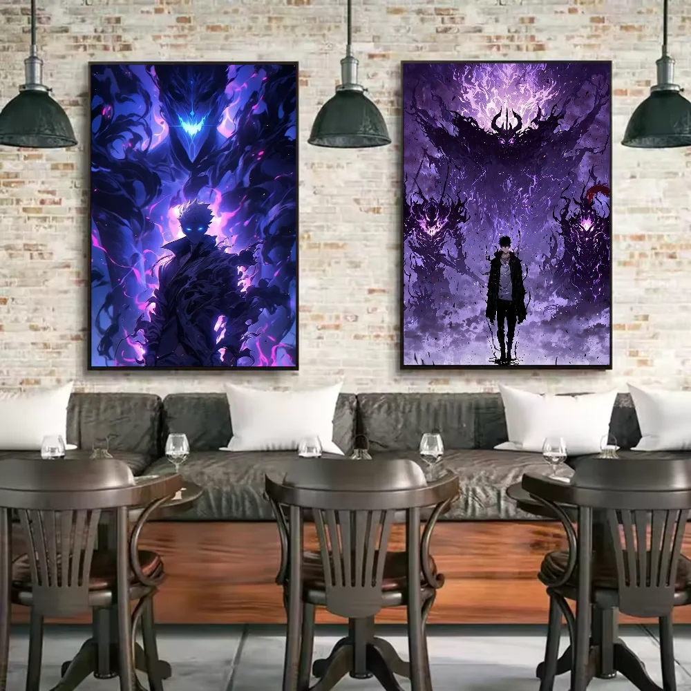 Póster de Anime de nivelación  - Home Decor Solo reseña y precio