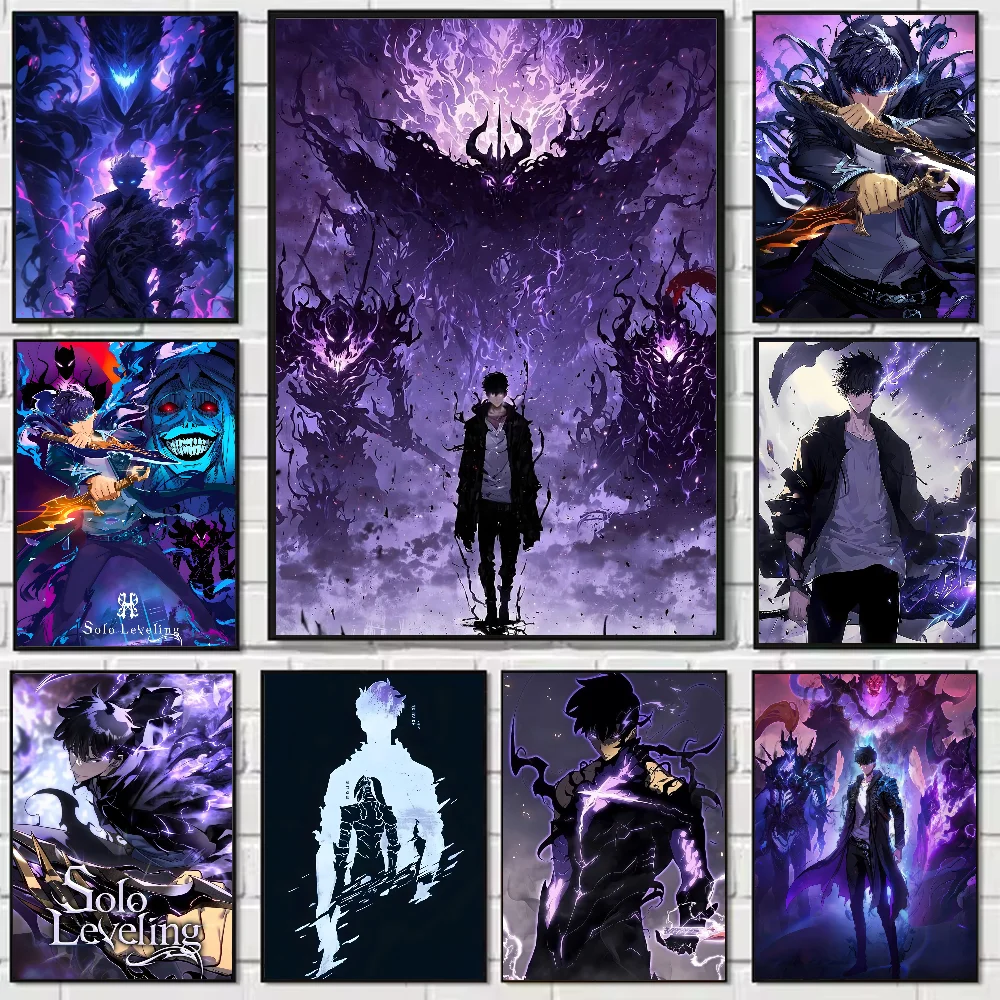 Póster de Anime de nivelación  - Home Decor Solo reseña y precio