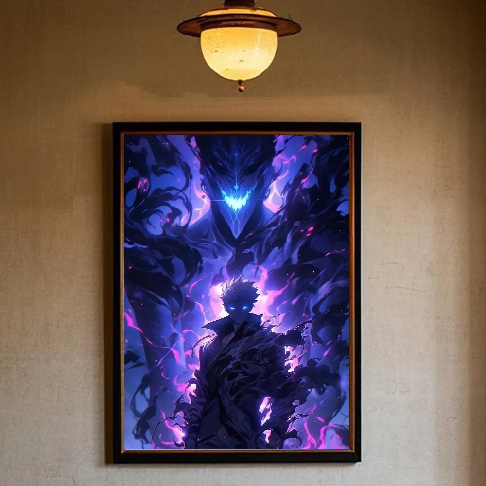 Póster de Anime de nivelación  - Home Decor Solo reseña y precio