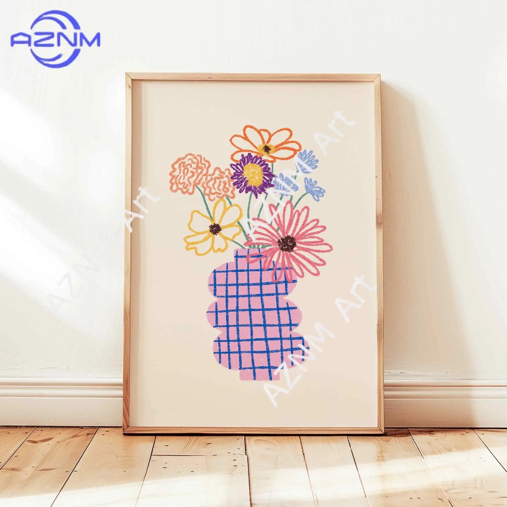 1/3 Piezas de Póster Abstracto - Home Decor Market reseña y precio
