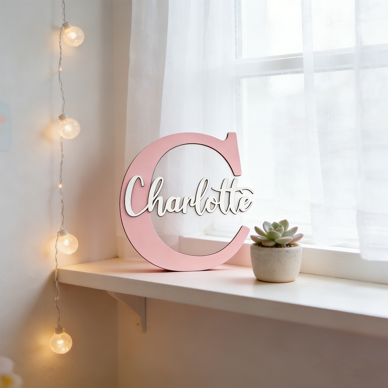 Letrero de Madera Personalizad - Wooden Letter Sign reseña y precio