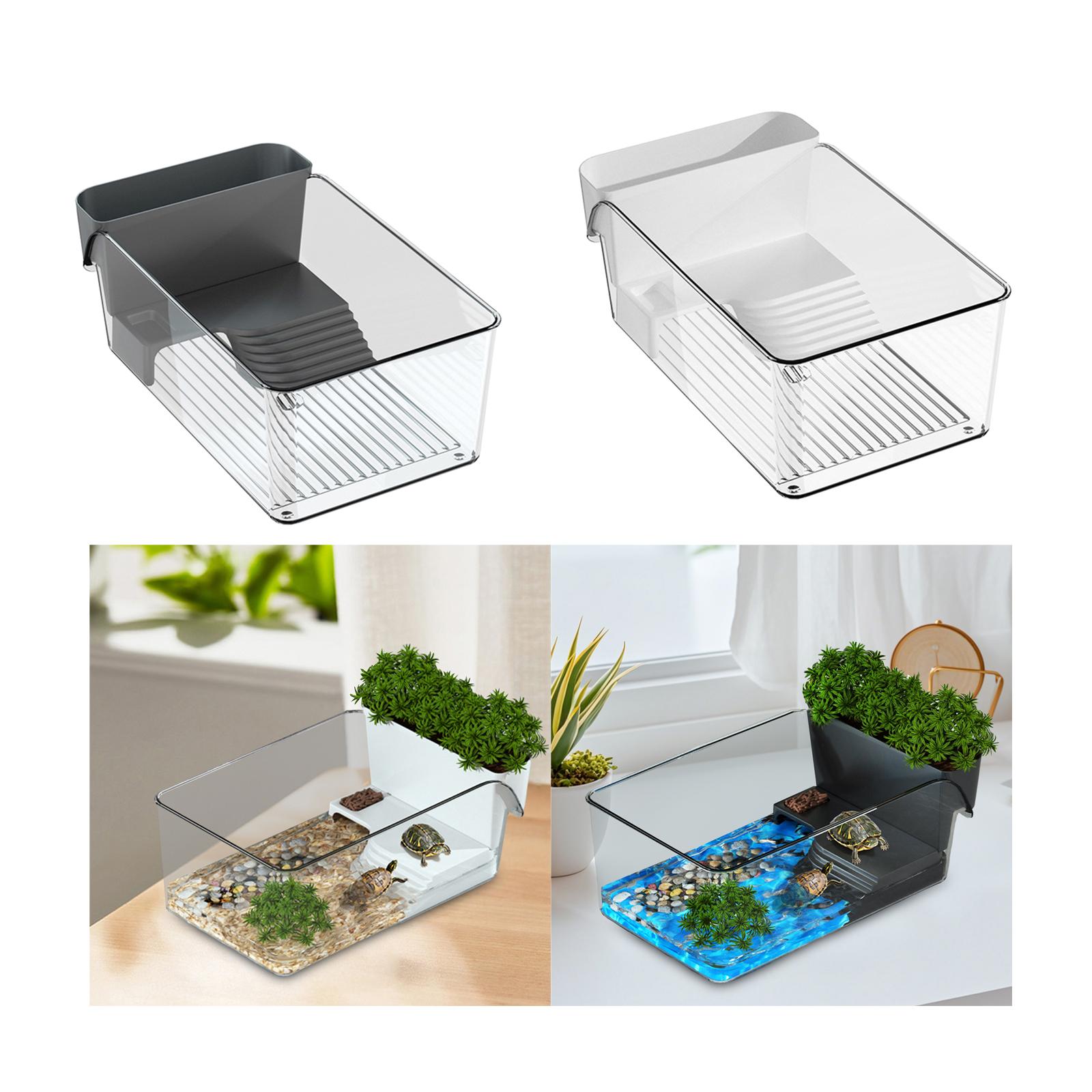 Pequeño tanque de tortuga, háb - Home Decor Habitat reseña y precio