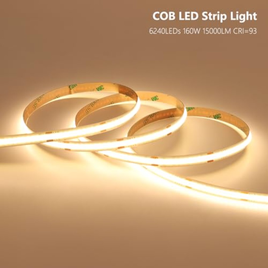 Tira de Luces LED COB de 24V,  - Led Strip Lights reseña y precio