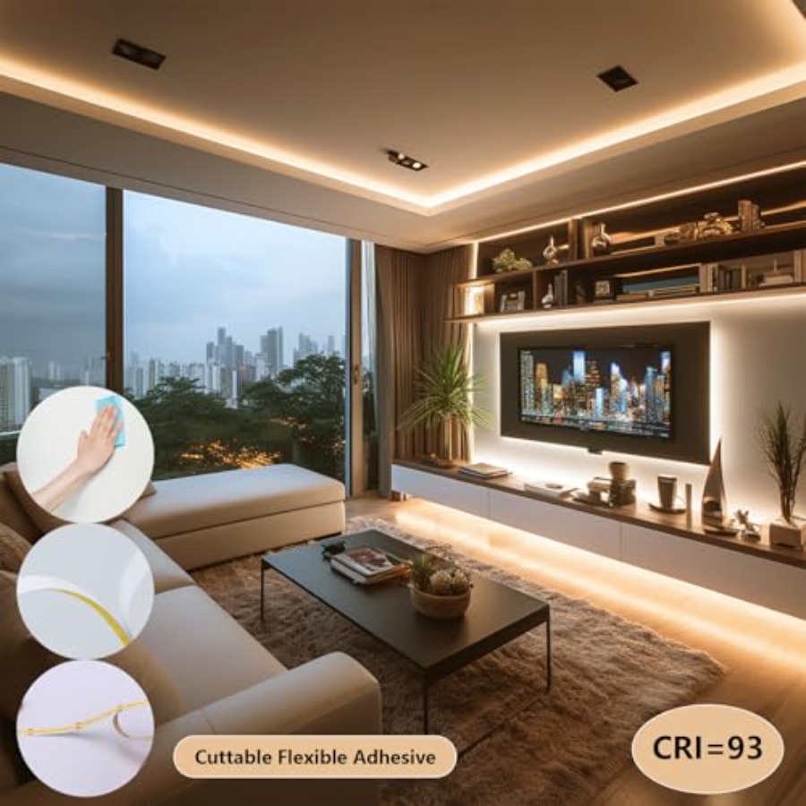 Tira de Luces LED COB de 24V,  - Led Strip Lights reseña y precio
