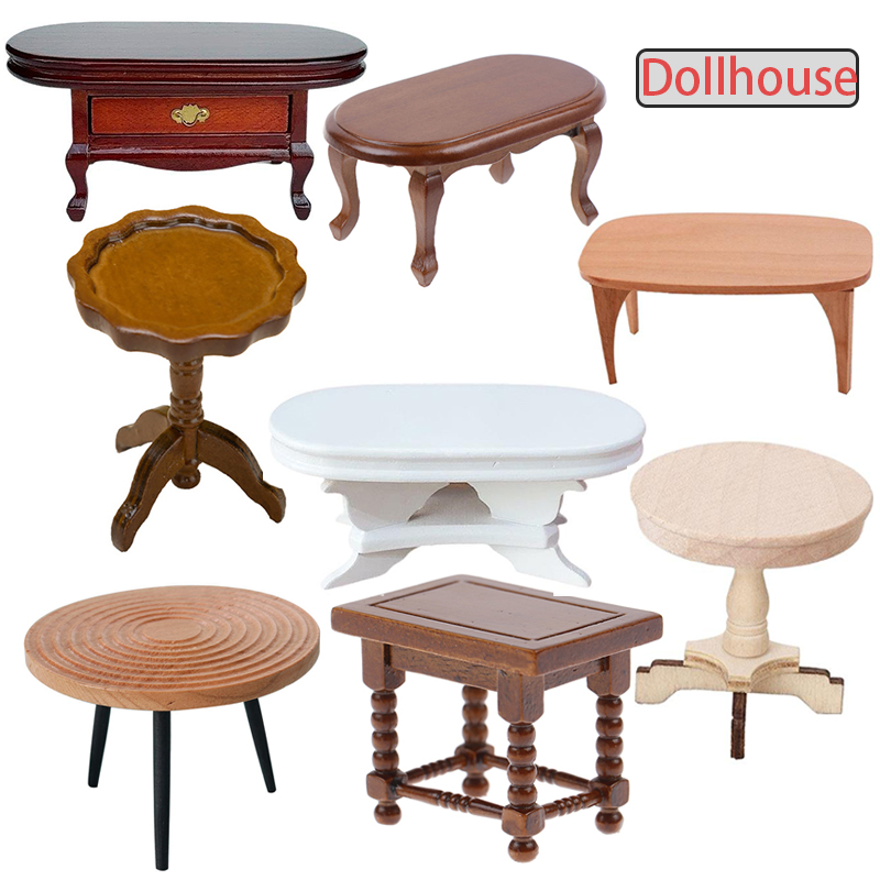 Mesa redonda en miniatura para - Home Decor Furniture reseña y precio