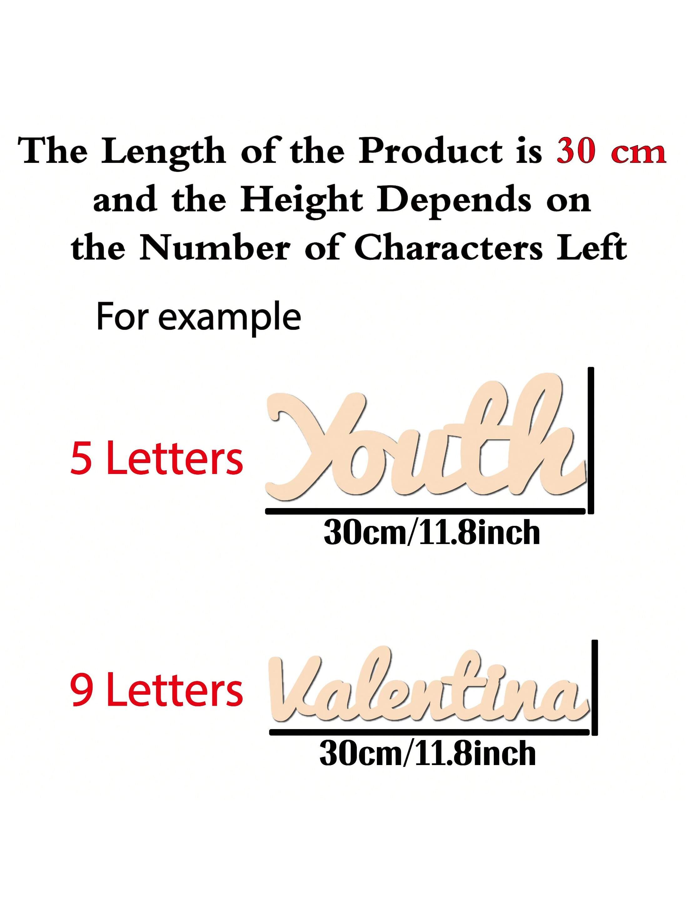 1 pieza de placa de madera per - Wooden Letter Sign reseña y precio