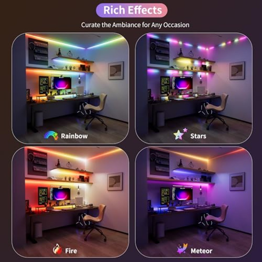 Tira de Luces LED COB RGB Inte - Led Strip Lights reseña y precio