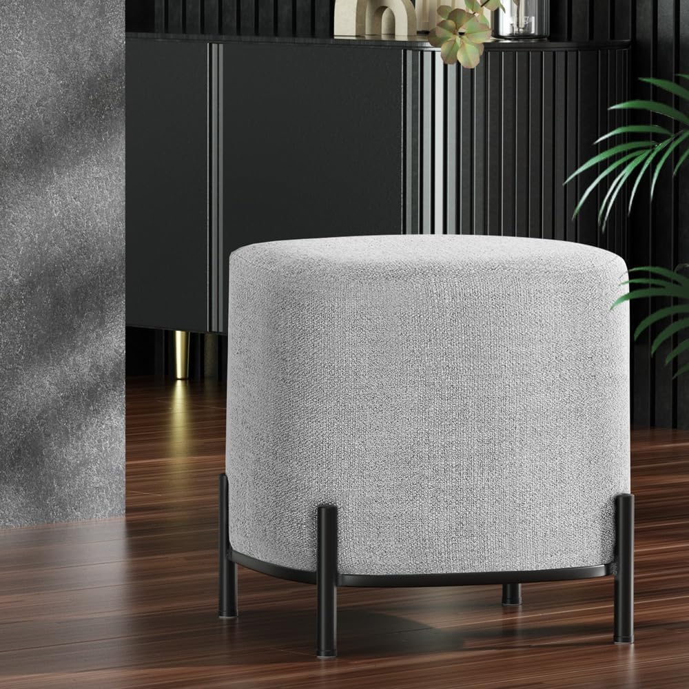 **/Ottoman, Reposapiés redondo - Home Decor Furniture reseña y precio