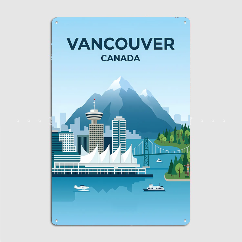 Pósteres de paisajes de Vancou - Home Decor Vancouver reseña y precio