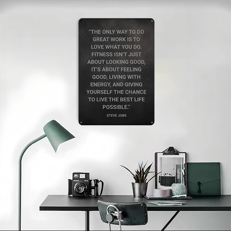 Póster Metálico con Citas de S - Home Decor Jobs reseña y precio