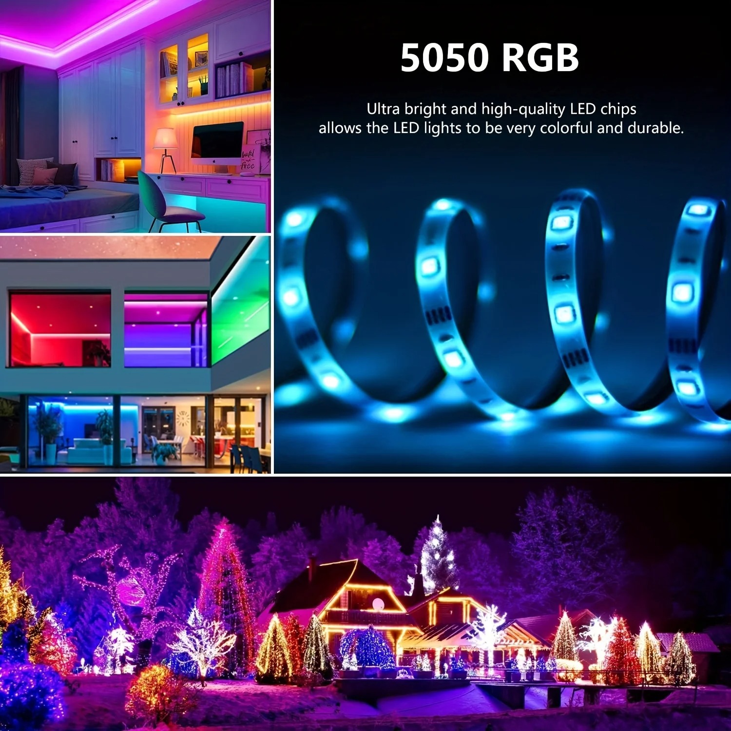 Tira de Luces LED RGB de 10M 2 - Home Decor Free App reseña y precio