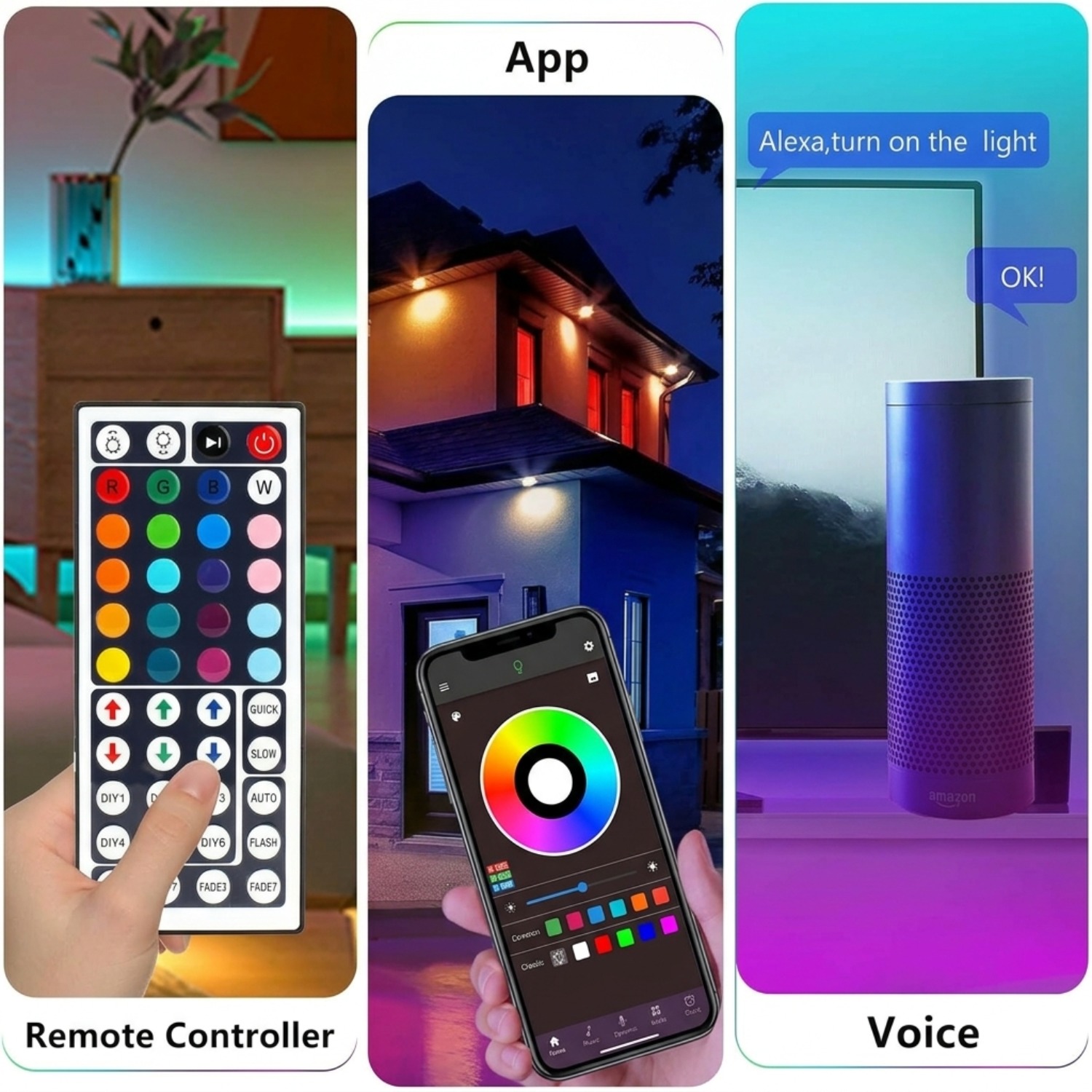 Tira de Luces LED RGB de 10M 2 - Home Decor Free App reseña y precio