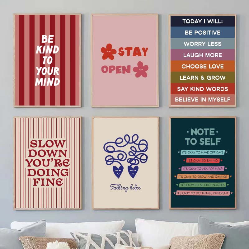 Be Kind to your mind, psicolog - Home Decor Aesthetic Pinterest reseña y precio