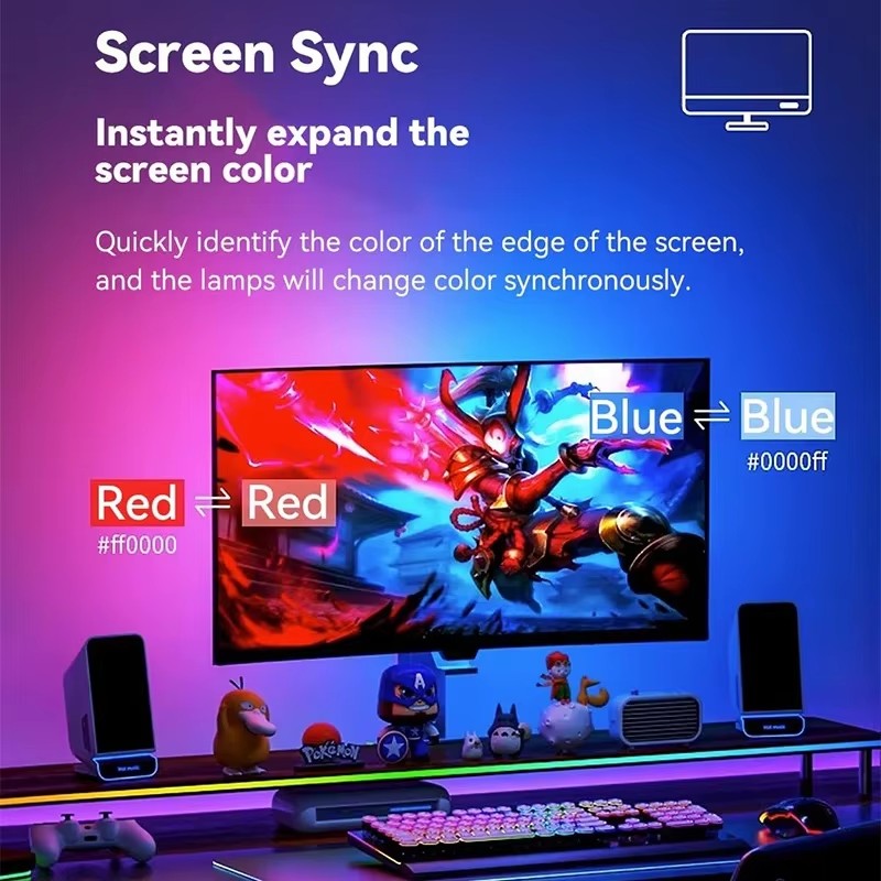 Tira de Luces RGB para Juegos, - Led Strip Lights reseña y precio